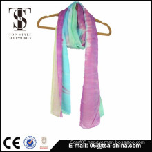 Chinese Supplier tie-dye silk scarf the design for women